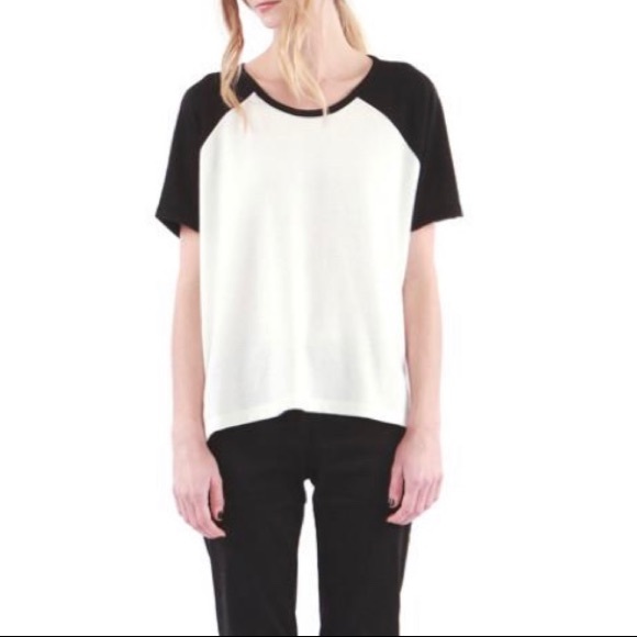 HYE PARK AND LUNE BLACK AND WHITE APRIL TOP - Picture 2 of 4